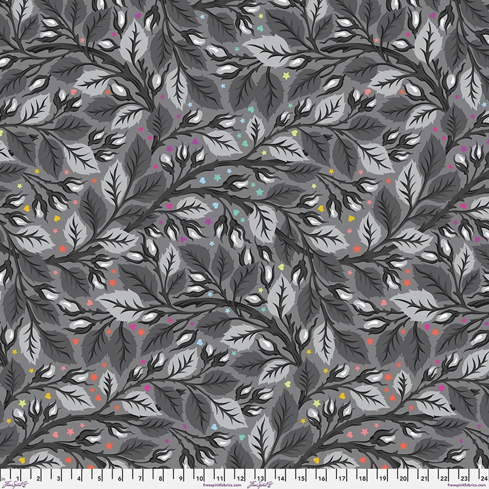 Shadow Nip in the Bud Graywork 108" Cotton Wideback Fabric Per Yard