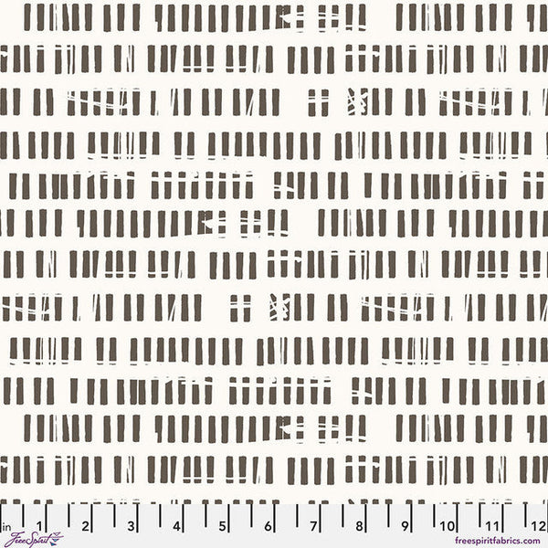Sidelined Paper Stamped Cotton 44"/45" Fabric Per Yard