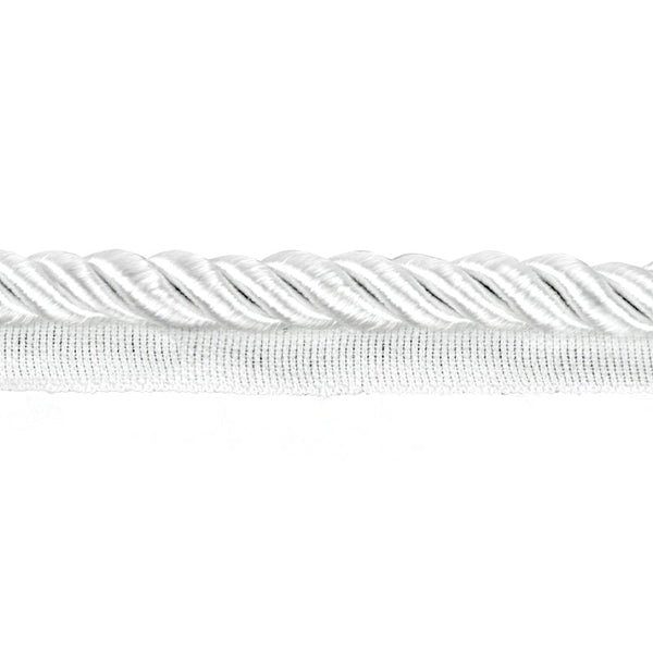 Softer Collection - 3/8" Width Cord with Lip (50 Yard Roll) - BC-1012-27 White