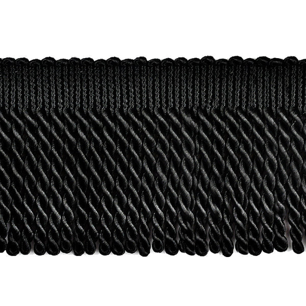 Softer Collection - 4" Width BULLION FRINGE (15 Yard Roll) - BF-4043-02 Black