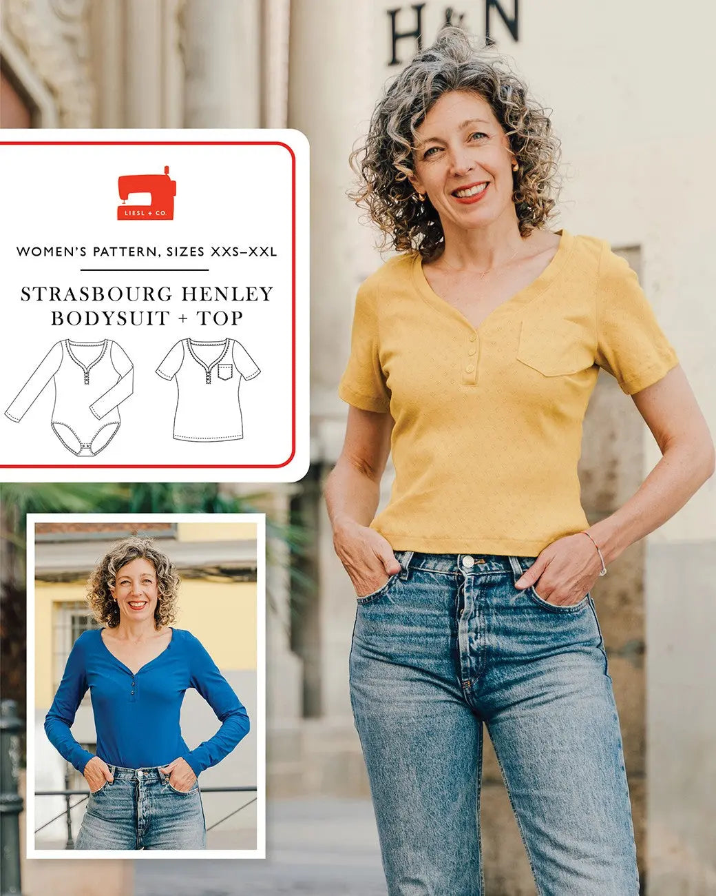 Strasbourg Henley Bodysuit and Top