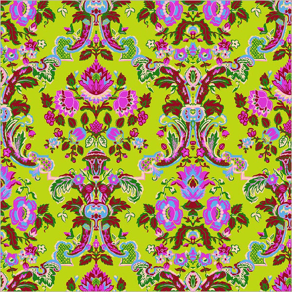 Sweet Talk Kayleigh Lime Cotton 44”/45” Fabric Per Yard