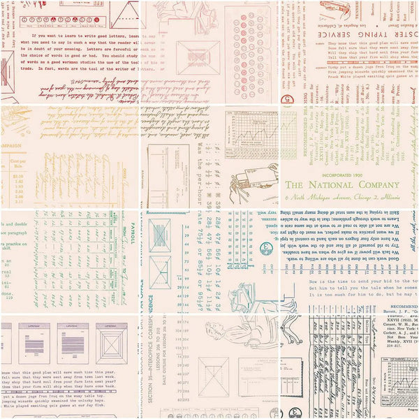 TYPE/ography Fat Quarter Bundle B