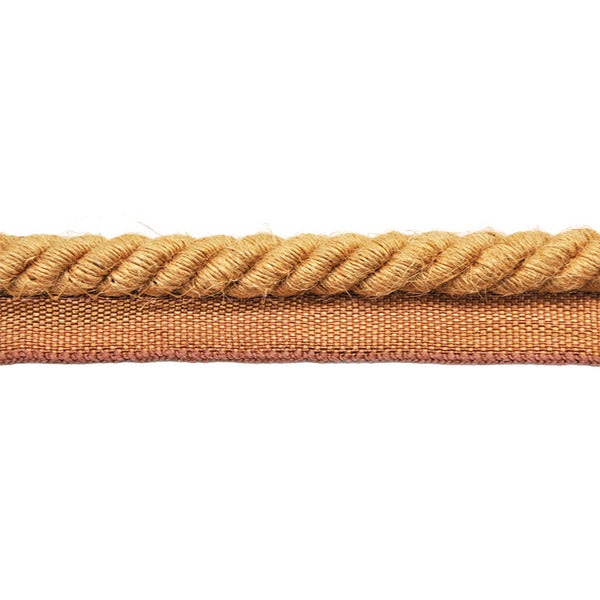 Texture Collection - 3/8" Width Cord with Lip in Cotton (50 Yard Roll) - BC-14001-28 Natural