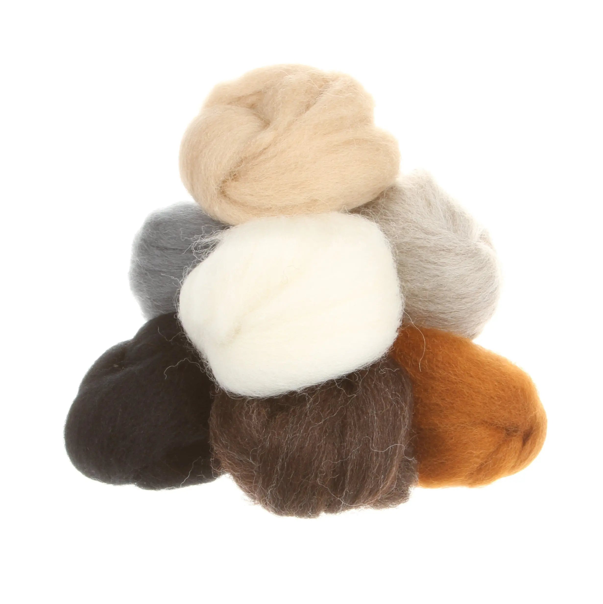 Wistyria Editions Wool Roving Assortment Furry Friends
