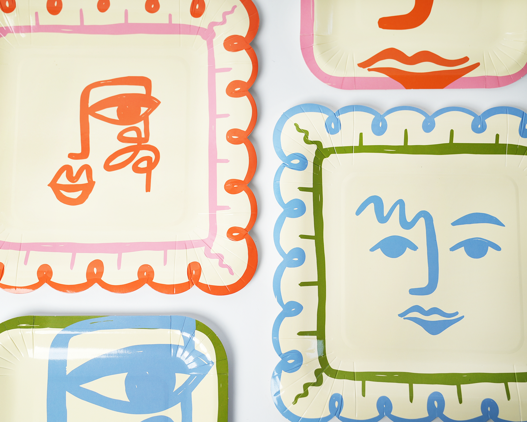 Art Party Dinner Plates 9 Inch 12 Count Kids Supplies
