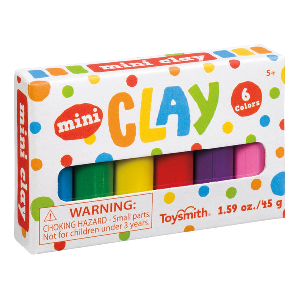 Mini Clay assortment - 6 Vibrant Colors