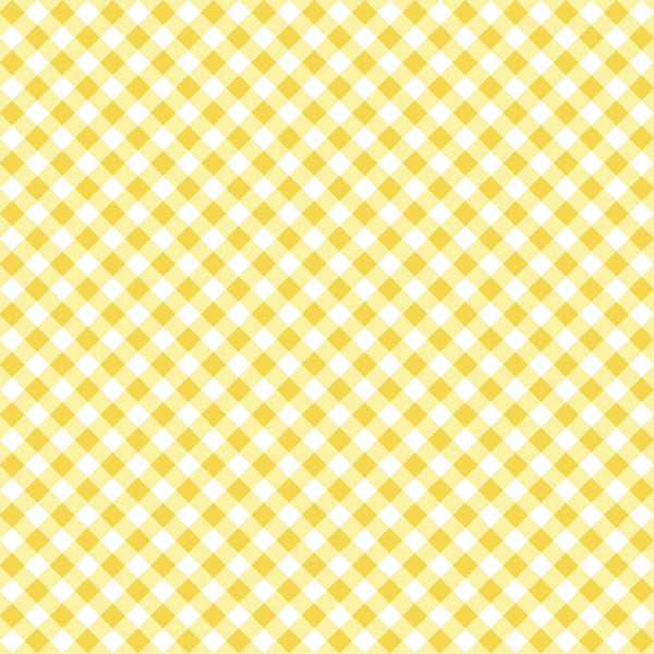 Barely Basics Gingham Quilting Cuddle Sunshine Fabric Per Yard